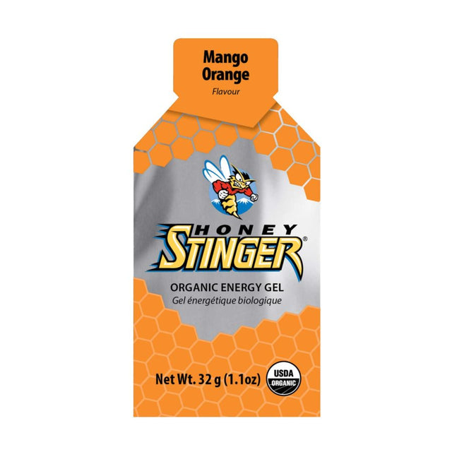 Honey Stinger Energy Gel, Mango Orange, 24 Ct