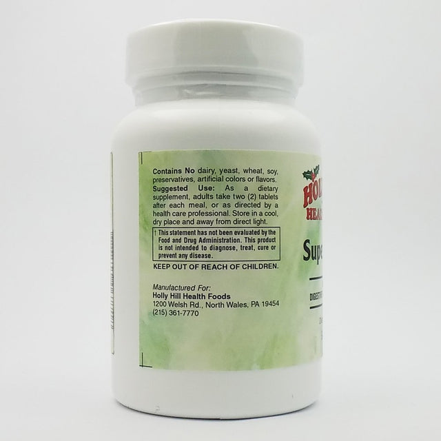 Holly Hill Health Foods, Superzymes, Digestive Enzymes to Aid Digestion, 90 Tablets