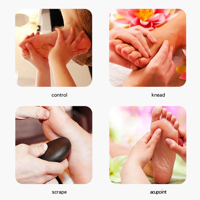 Hinzonek Foot Massager Machine Massage,Feet Massager, Chronic Nerve Pain Therapy Spa Gift Deep Kneading Rolling Massage for Leg Calf Ankle, Electric Shiatsu Foot Massager,Black