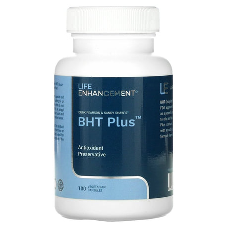 Life Enhancement Durk Pearson & Sandy Shaw'S BHT Plus, 100 Vegetable Capsules