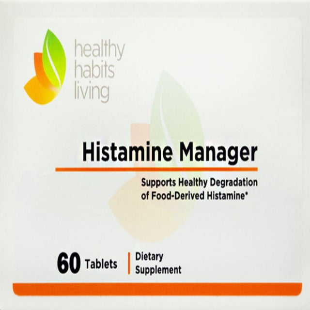 Healthy Habits Living Histamine Manager 60 Tablets 20,000 HDU Digestive Enzyme Supplement