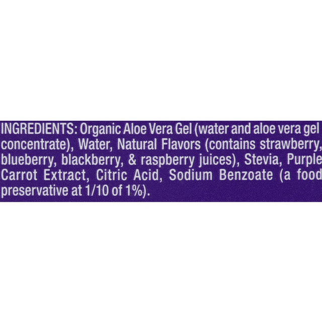Fruit of the Earth Aloe Vera Drink, Wild Berry, 32 Fl Oz, 1 Count