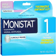 MONISTAT 1-Day Vaginal Antifungal, Prefilled Applicator 1 Ea (Pack of 2)