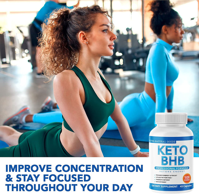 Keto BHB with Apple Cider Vinegar - Reach Ketosis Faster, Boost Energy, Suppress Cravings - ACV Keto Diet Pills - Maximum Strength Ketones Supplements - Dietary Mineral Supplement for Men and Women