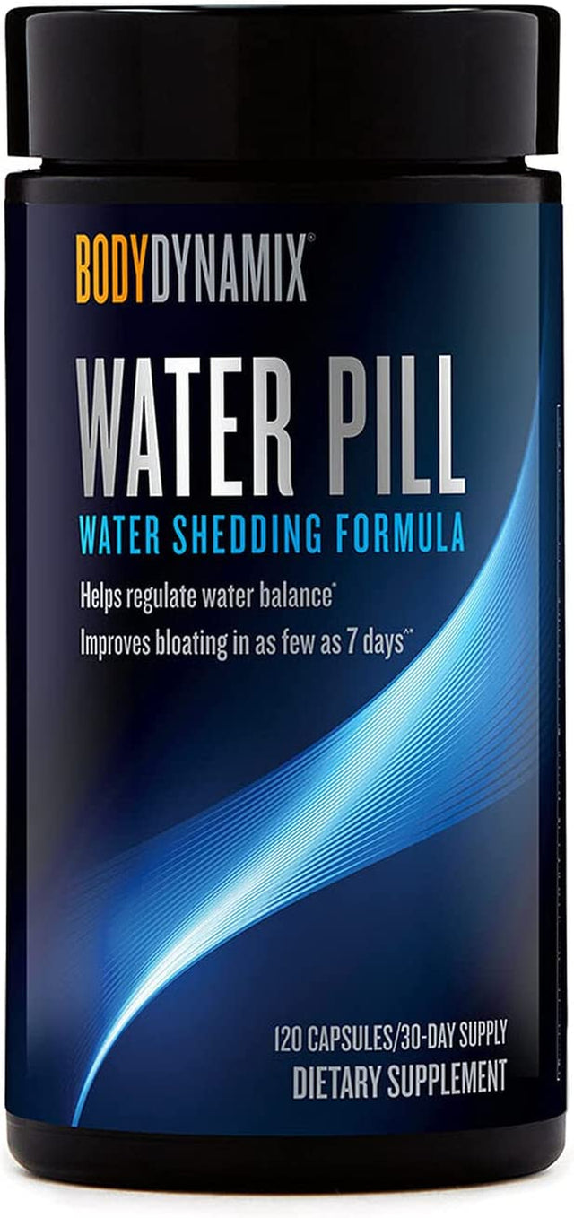 GNC Bodydynamix Water Pill, 120 Capsules, Helps Regulate Water Balance