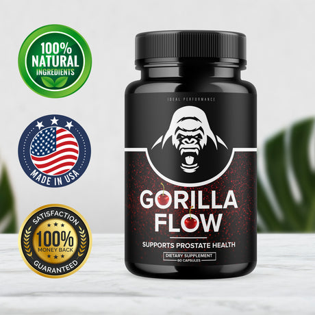 Gorilla Flow Men'S Health Support Dietary Supplement (2 Pack - 120 Capsules)