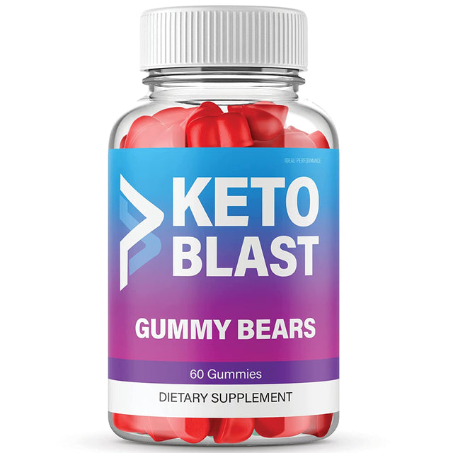 Keto Blast Gummies for Weight Loss Keto Blast Gummy Bears Supplement (60 Gummies)