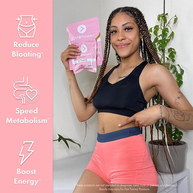 Flat Tummy Tea All-Natural Detox Tea, (4 Week Cleanse)