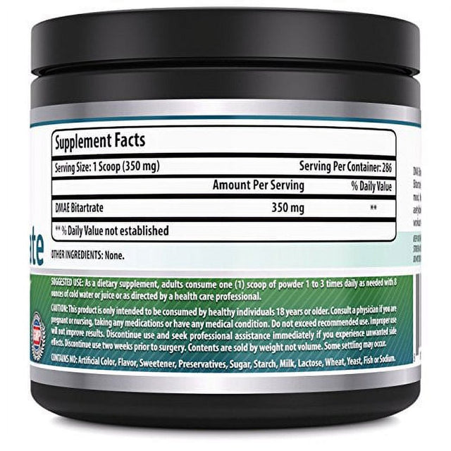 Amazing Formulas DMAE Bitartrate 100G 286 Servings