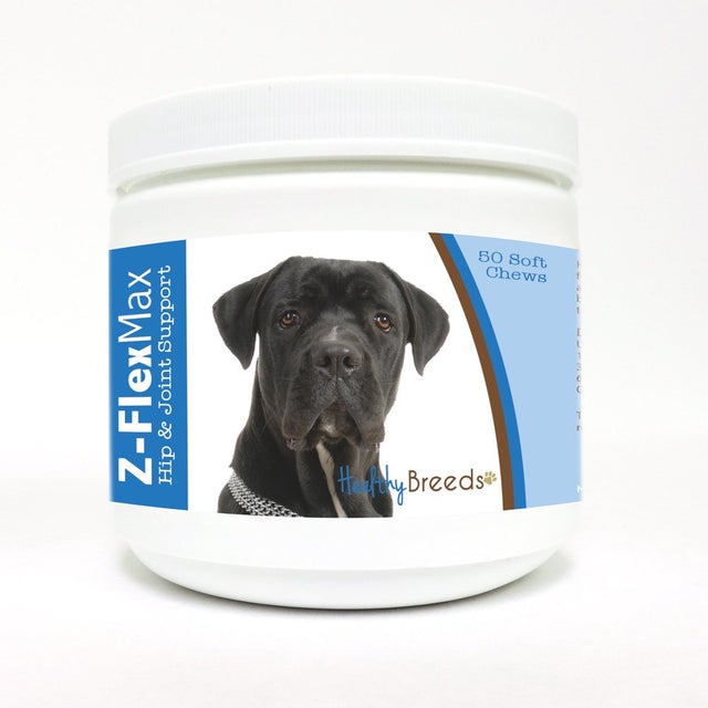 Healthy Breeds Cane Corso Z-Flex Max Dog Hip & Joint Supplement Soft Chews 50 Count