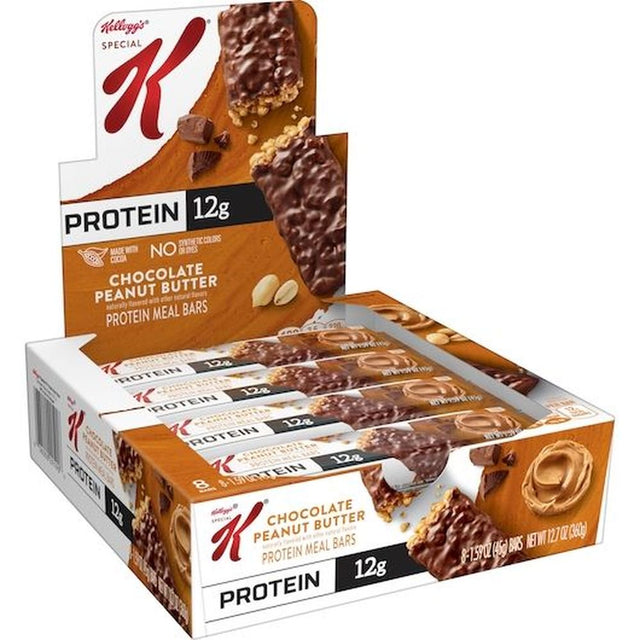 Kelloggs Special K Chocolate Peanut Butter Protein Meal Bar, 1.59 Ounce -- 48 per Case.