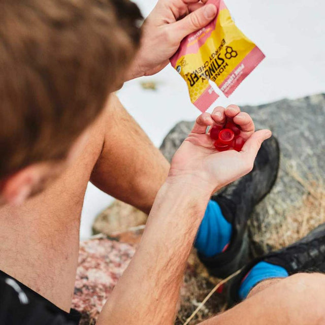 Honey Stinger Organic Energy Chew, Pink Lemonade, 1.8 Oz, 12 Ct