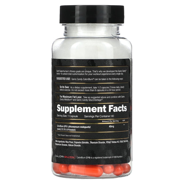 Alpha Lion Gains Candy Caloriburn Performance/Endurance 60 Capsules