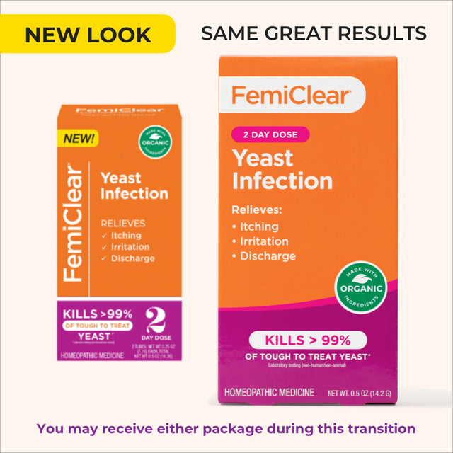 Femiclear 2-Day Dose Yeast Infection Treatment, 1 Ointment, 2 Disposable Applicators
