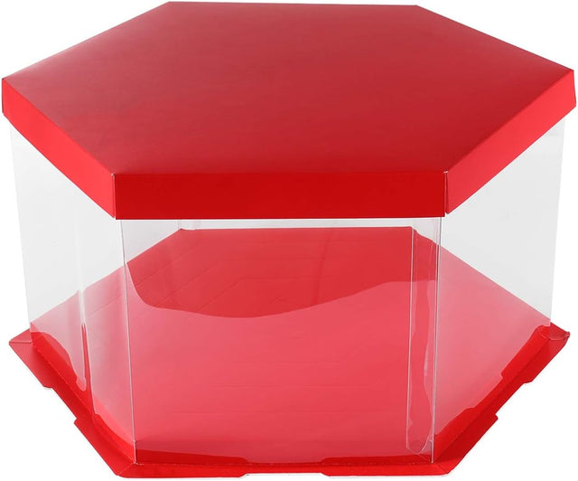 Hemoton 1 Pc Cake Box Birthday Cake Container Cake Packaging Supplies Cake Display Holder Party Cake Container Candy Containers for Gifts Muffin Clear Storage Box Baby Plastic Earth Tones