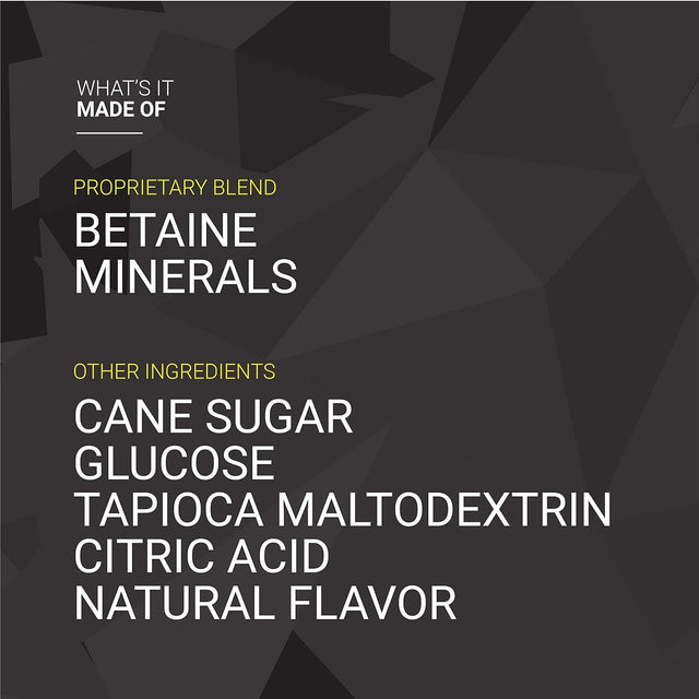 All-Natural Electrolyte Hydration Mix, Raspberry, Hydra 4G Mineral Blend, Betaine to Aid Metabolism, No Artificial Sweeteners, Gluten-Free, 450G Pouch, 30 Servings