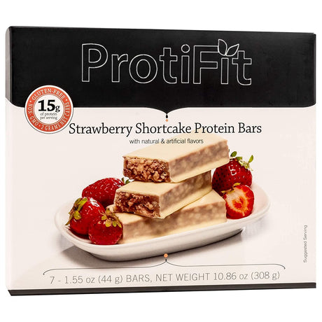 Ideal Protein Compatible Proti Fit Strawberry Shortcake High Protein Bars