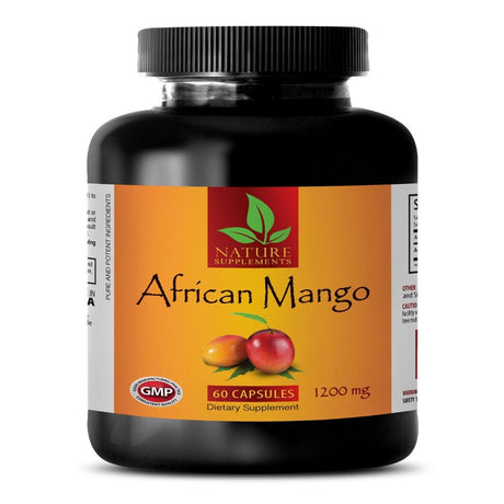 AFRICAN MANGO Extract 1200Mg - Belly Fat Burner, Weight Loss Supplement Pills 60 Capsules