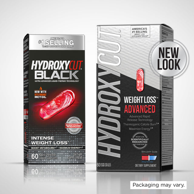 Hydroxycut Advanced Weight Loss Capsules, Burn Calories, Increase Energy, 60 Ct, 30 Servings