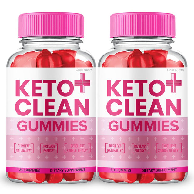 Keto Clean Gummies with Apple Cider Vinegar, Official Advanced Powerful Formula, Maximum Strength (2 Pack)
