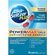 Alka-Seltzer plus Powermax Cough, Mucus & Congestion Medicine, Liquid Gels, 24 Count