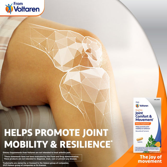 Joint Comfort + Movement from Voltaren Dietary Supplements, 30Ct
