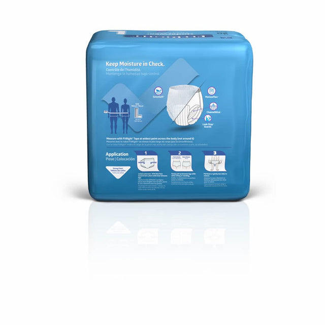 Fitright Super Adult Incontinence Underwear, Large, 20 Ct, Maximum Absorbency