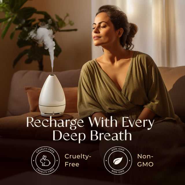 Gya Labs Active Energy Essential Oil Blend for Diffuser - Natural for Aromatherapy Oils Energy, Essential Oils Rejuvenating & Refreshing (10Ml) - 100% Natural