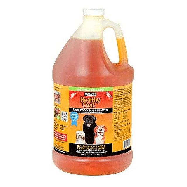 Healthycoat Dog Food Supplement: Gallon. for Excessive Shedding, Itching, Hot Spots, Allergies.