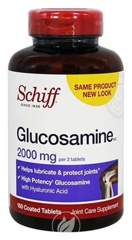 Glucosamine 150 Coated Tablets by Schiff/Bio Foods, Pack of 2