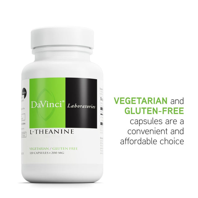 L-Theanine, 200 Mg, 120 Capsules, Davinci Laboratories of Vermont