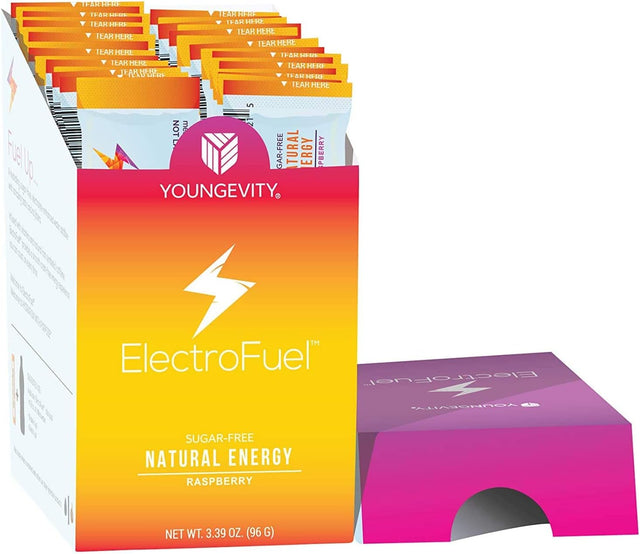 Hydration Supplements - Energy Drink Mix – Raspberry Electrolytes Powder Packets – up to 60 Servings - Formerly GO Stik - plus Gift