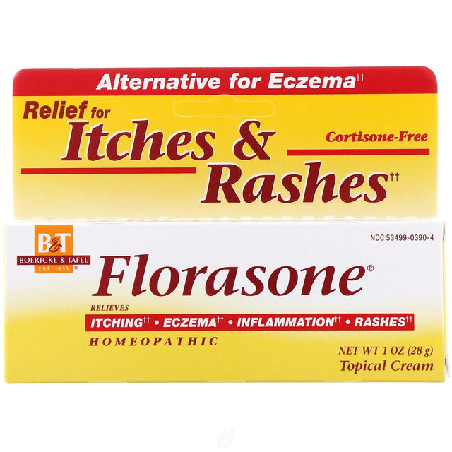 Florasone Cardiospermum Cream 1 Oz by Boericke & Tafel, Pack of 2