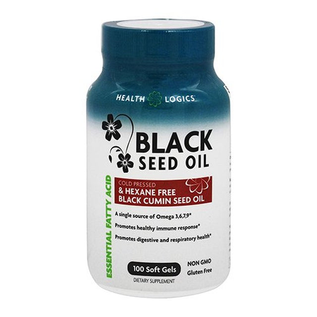 Health Logics Black Cumin Seed Oil Softgels, 100 Ea, 2 Pack