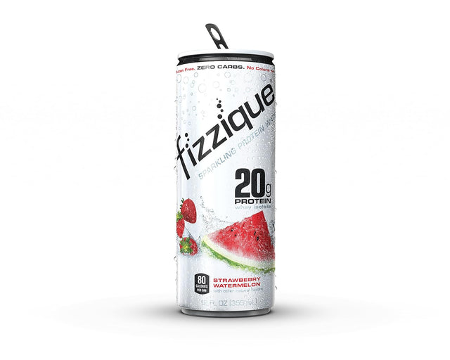 Fizzique Keto Protein Water | Strawberry Watermelon | 12 Count