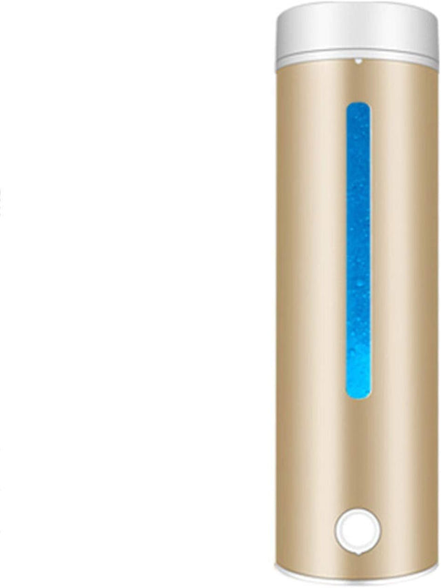 Portable 3 Minute Hydrogen-Rich Water Bottle Rechargeable High Concentration Hydrogen Generator Glass Bottle Anti-Aging Anti-Oxidation Alkaline Water Generator, 300Ml