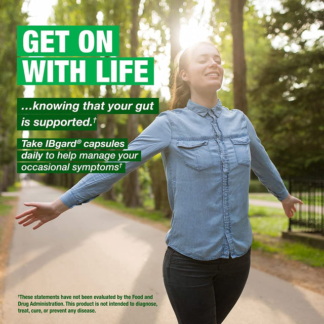 Ibgard Daily Gut Health Support Dietary Supplement, 36 Capsules *EN