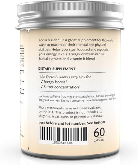 Focus Builder+ | 60 Capsules