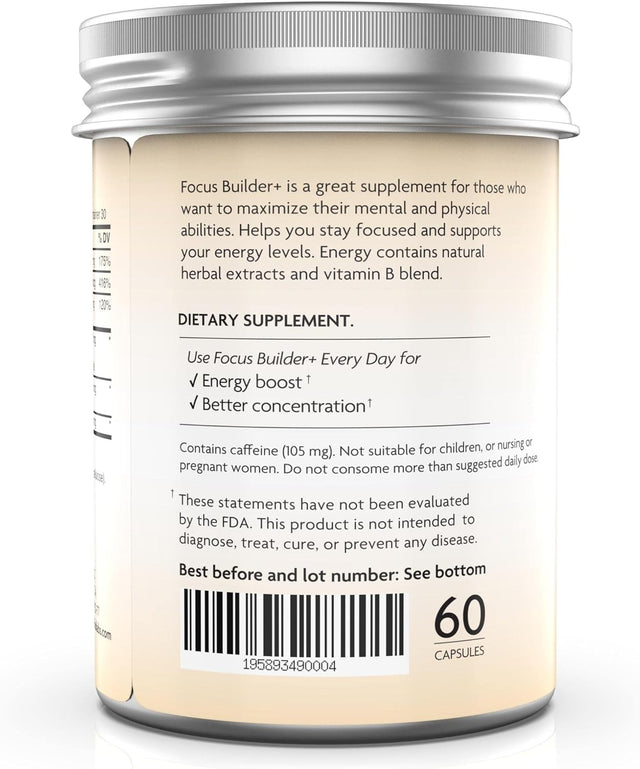 Focus Builder+ | 60 Capsules