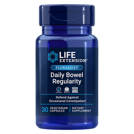 Life Extension Florassist Daily Bowel Regularity -- 30 Vegetarian Capsules