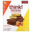 Protein+ 150 Calorie Bars, Salted Caramel, 5 Bars, 1.41 Oz (40 G) Each, Think !