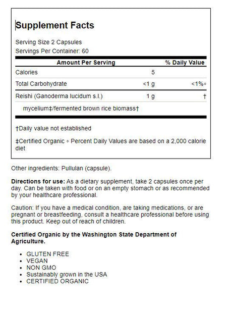 Host Defense Mushrooms Reishi 120 Caps