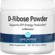 Lake Avenue D-Ribose Powder, Unflavored, 10.6 Oz (300 G), Nutrition