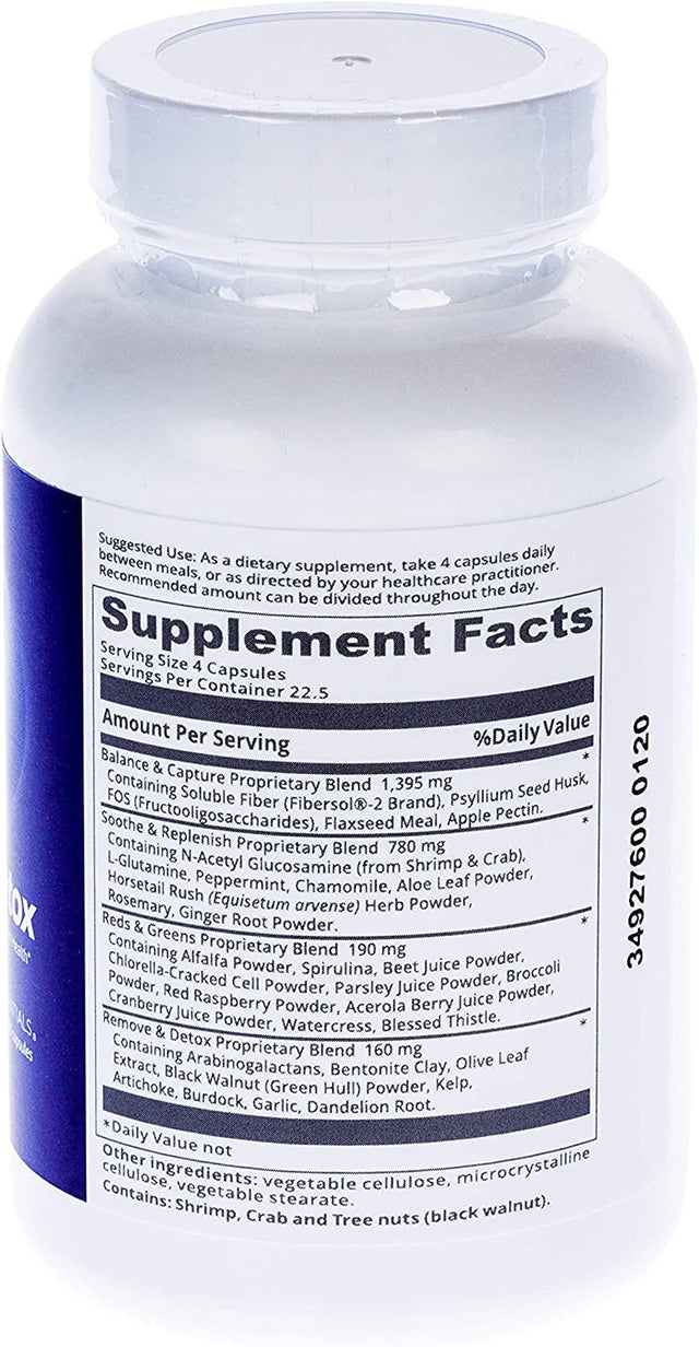 G.I. Detox - Cleanse Soothe and Replenish Blend (90 Capsules) (Gastrointestinal Detox) Gut Health Supplements