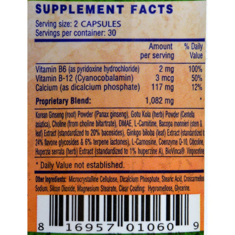 Intenergy Neuro-Life - with Coq10 - 60 Capsules