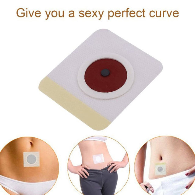 Gecheer 60Pcs Slim Patch Navel Sticker - Burning for Losing Weight Abdomen Slimming Patch Paste Belly Waist