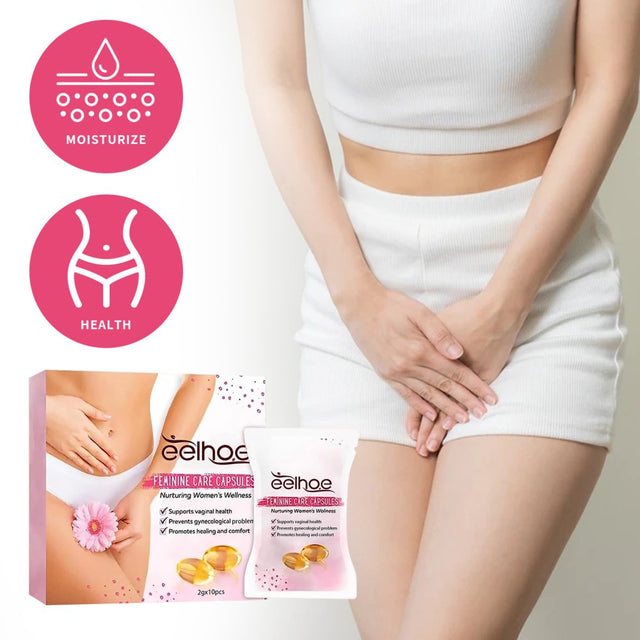 Hx-Meiye 10Pcs Feminine Care Capsules Supports Vaginal Health Capsules for Restoring Firmness and Tenderness