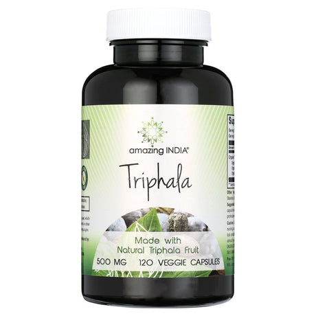 Amazing India Triphala 500 Mg 120 Vcaps