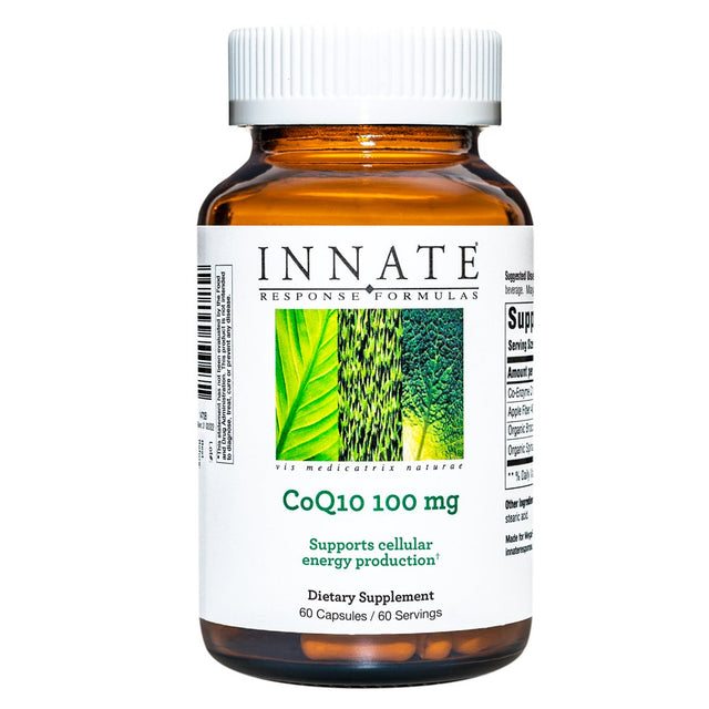 INNATE Response Formulas - Coq10 100 Mg, Energy Support Formula - 60 Capsules (60 Servings)