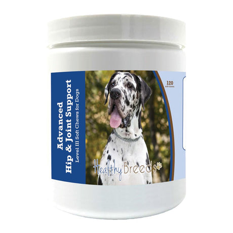 Healthy Breeds Great Dane Advanced Hip & Joint Support Level III Soft Chews for Dogs 120 Count